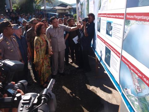 Menteri Susi Kunjungan Perdana di  Sangihe